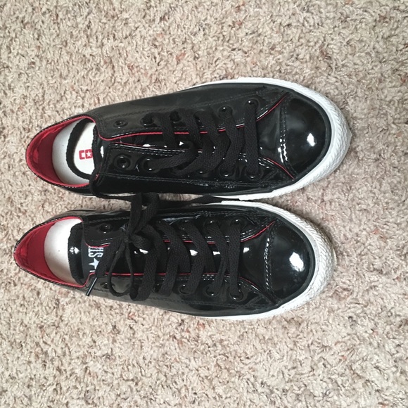 Limited edition converse black leather woman 7 - Picture 2 of 4